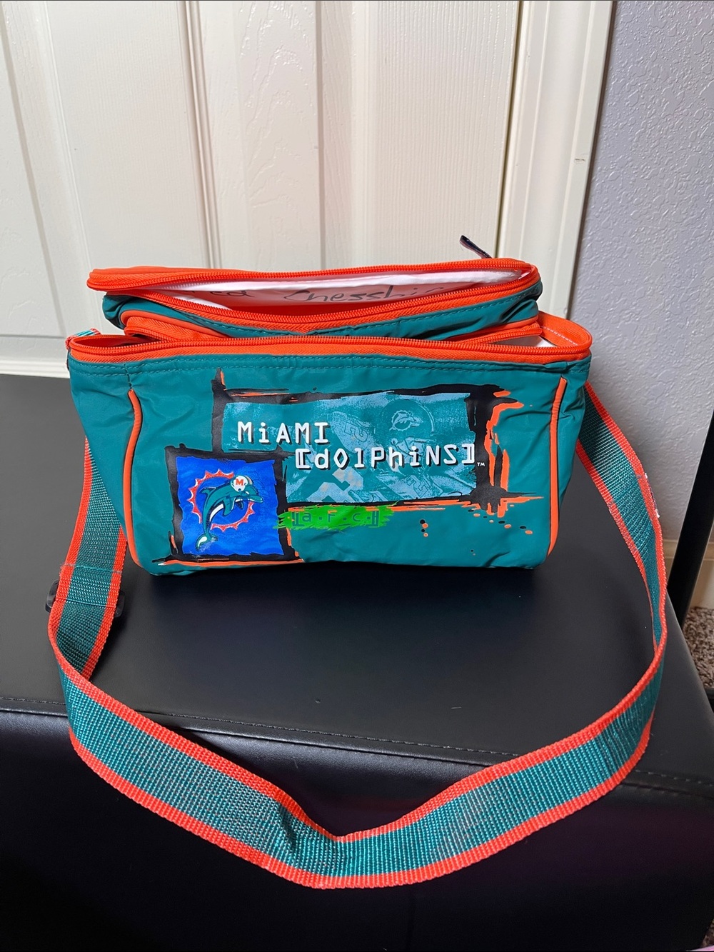 NFL Miami Dolphins Teal and Orange Lunch Box